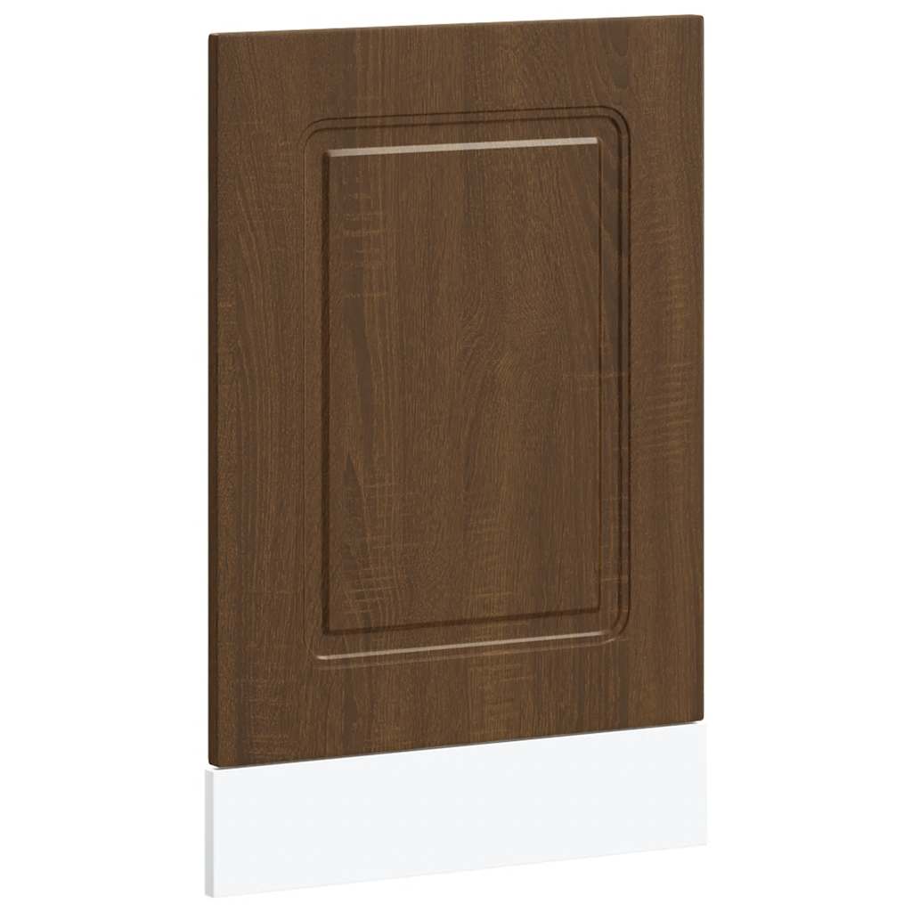 Oppvaskmaskin panel Kalmar brun eik 45x1,5x57 cm konstruert tre