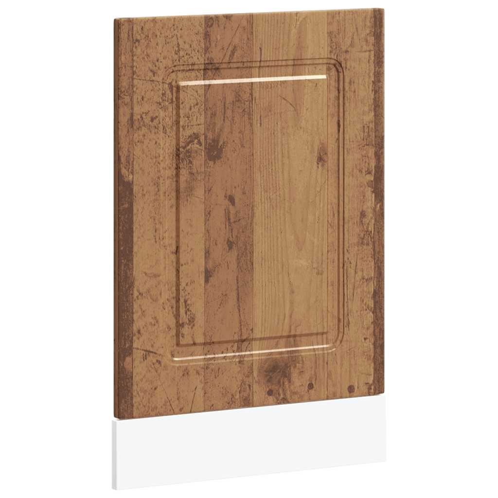 Oppvaskmaskin panel gammelt tre 45x1,5x57 cm konstruert tre