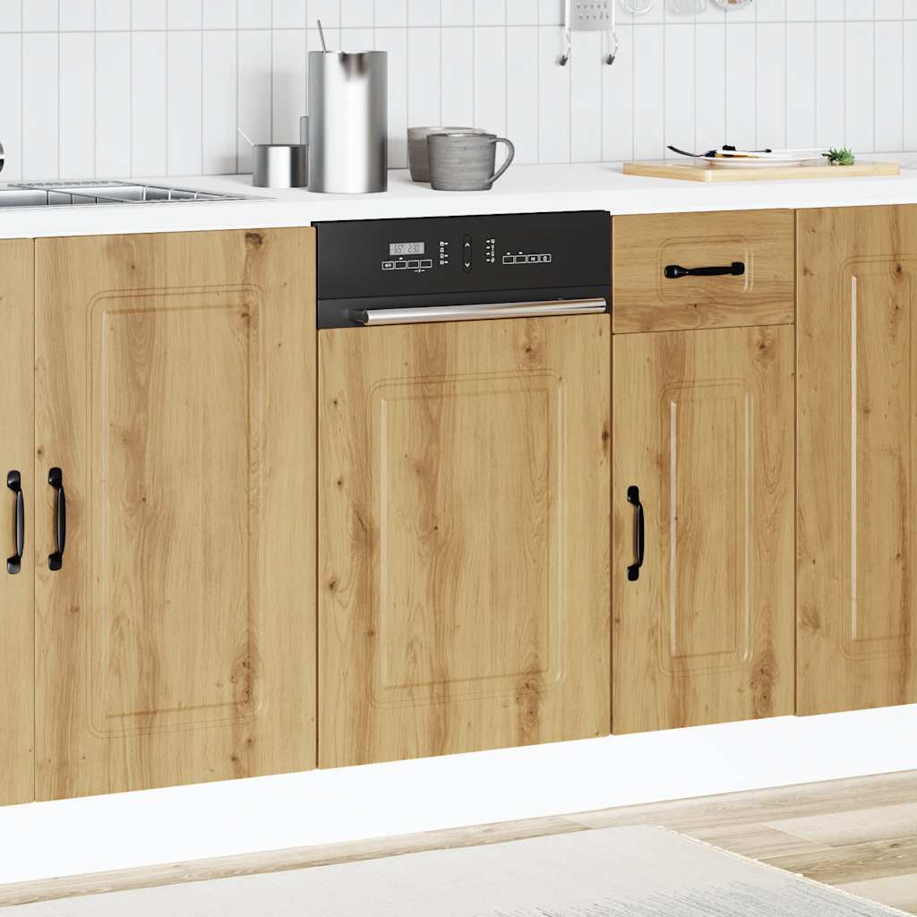 Oppvaskmaskin panel artisan eik 45x1,5x57 cm konstruert tre
