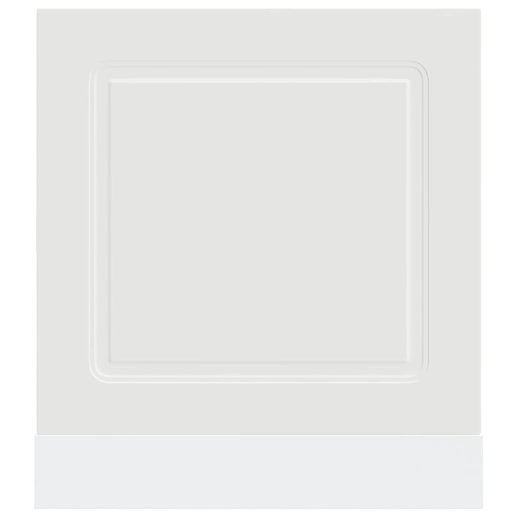 Oppvaskmaskin panel Kalmar hvit 60x1,5x57 cm konstruert tre