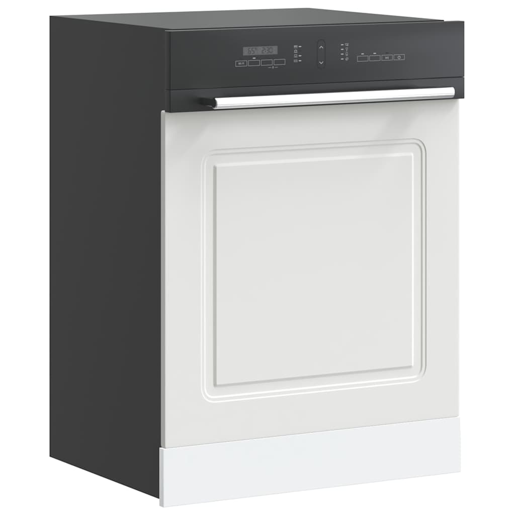 Oppvaskmaskin panel Kalmar hvit 60x1,5x57 cm konstruert tre