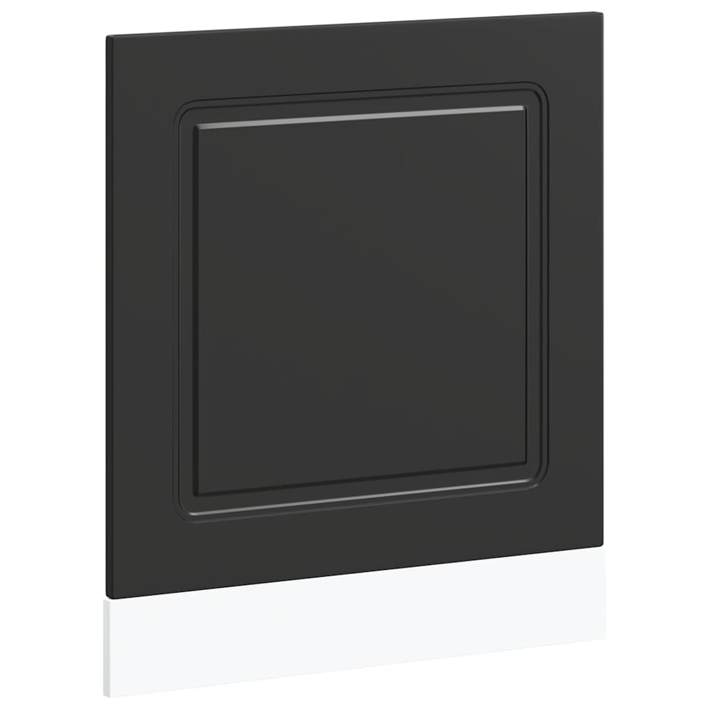 Oppvaskmaskin panel Kalmar svart 60x1,5x57 cm konstruert tre