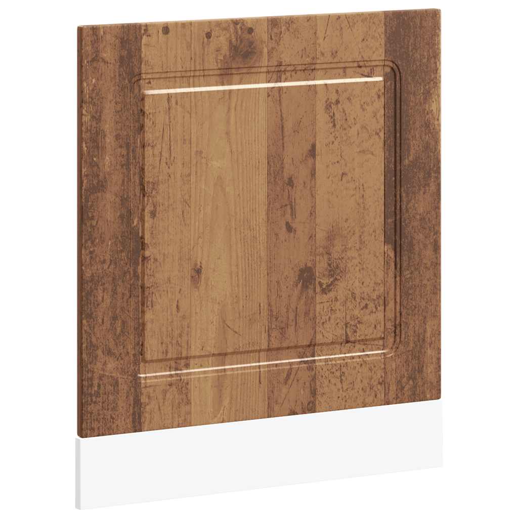 Oppvaskmaskin panel gammelt tre 60x1,5x57 cm konstruert tre