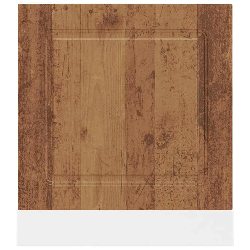 Oppvaskmaskin panel gammelt tre 60x1,5x57 cm konstruert tre