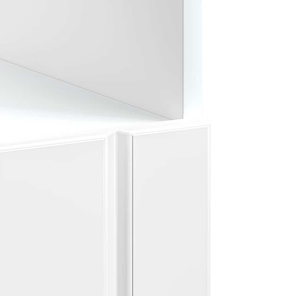 Ovnskap Lucca høyglans hvit konstruert tre