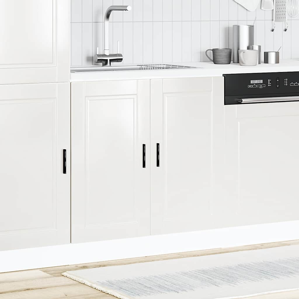 Vask underskap Porto høyglans hvit 80x46x81,5 cm konstruert tre