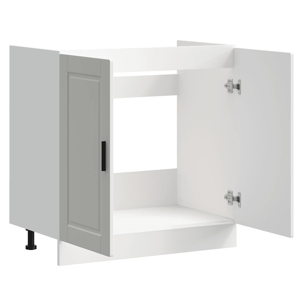 Vask underskap Porto høyglans hvit 80x46x81,5 cm konstruert tre