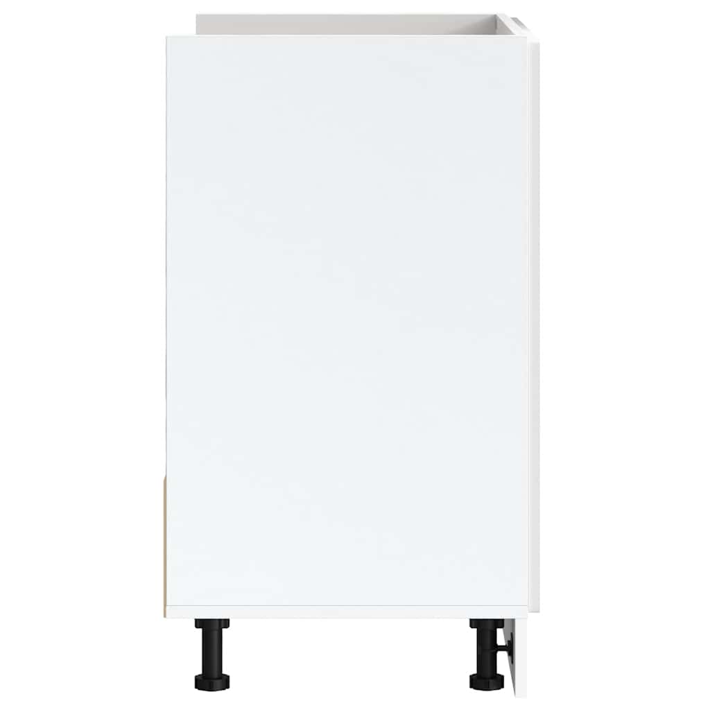 Vask underskap Porto høyglans hvit 80x46x81,5 cm konstruert tre