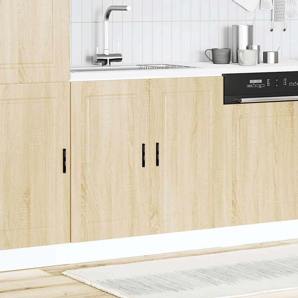 Vask underskap Porto sonoma eik 80x46x81,5 cm konstruert tre