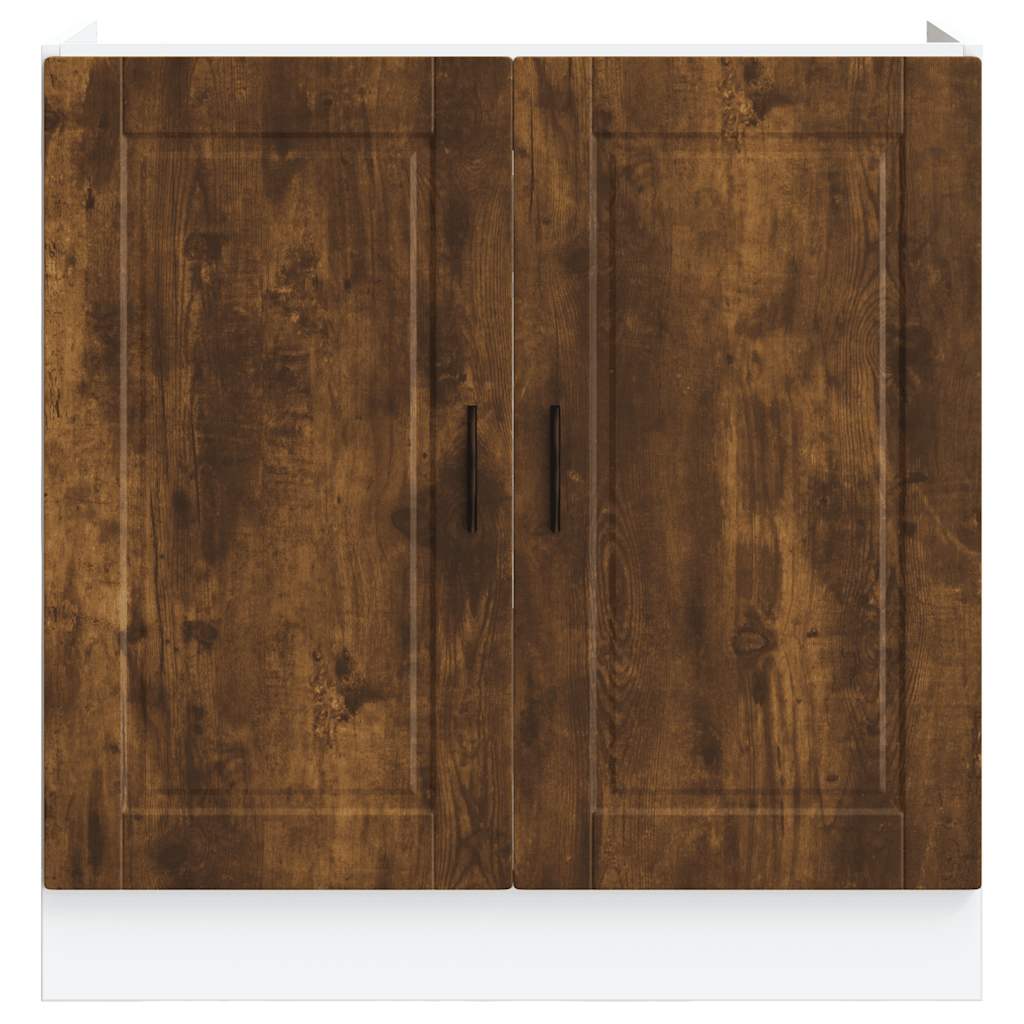 Vask underskap Porto røkt eik 80x46x81,5 cm konstruert tre