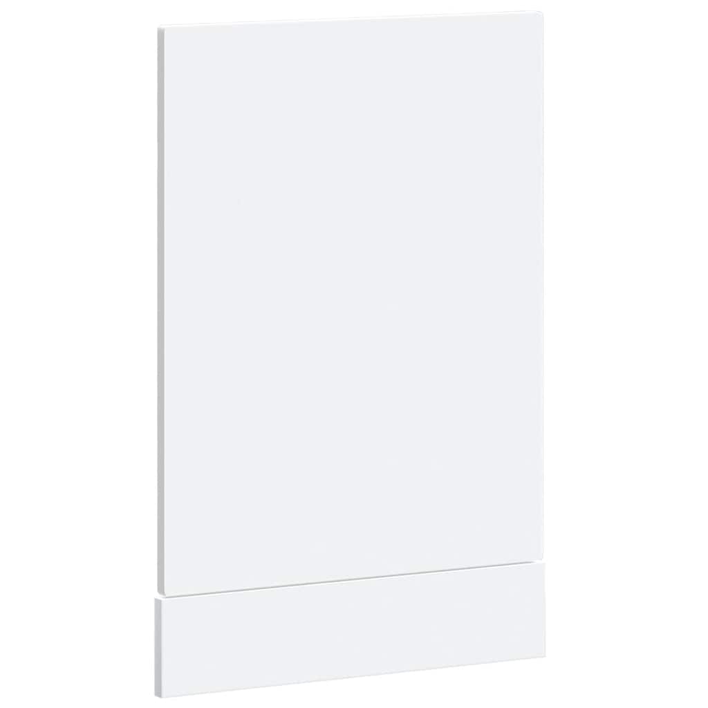 Oppvaskmaskin panel Porto hvit 45x1,5x57 cm konstruert tre