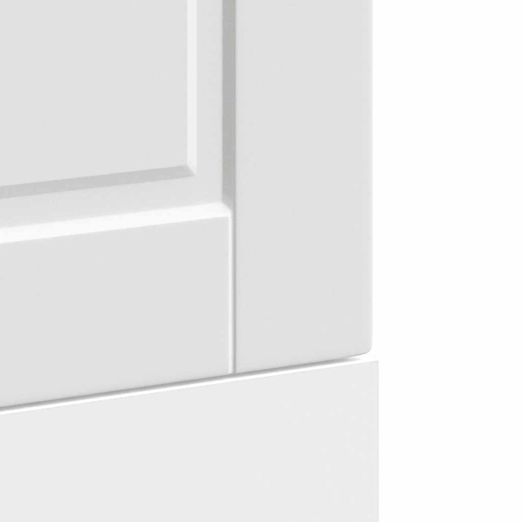 Oppvaskmaskin panel Porto hvit 45x1,5x57 cm konstruert tre