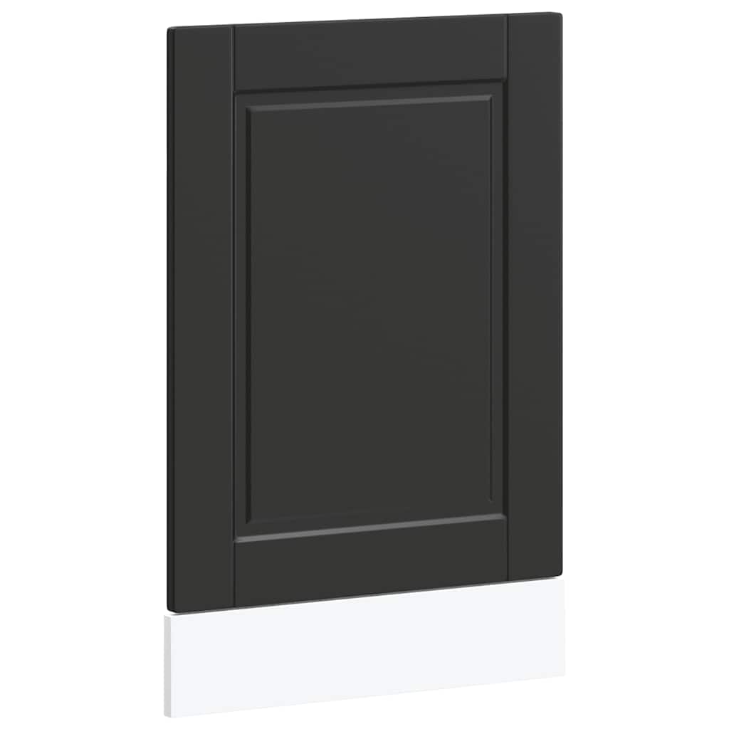 Oppvaskmaskin panel Porto svart 45x1,5x57 cm konstruert tre