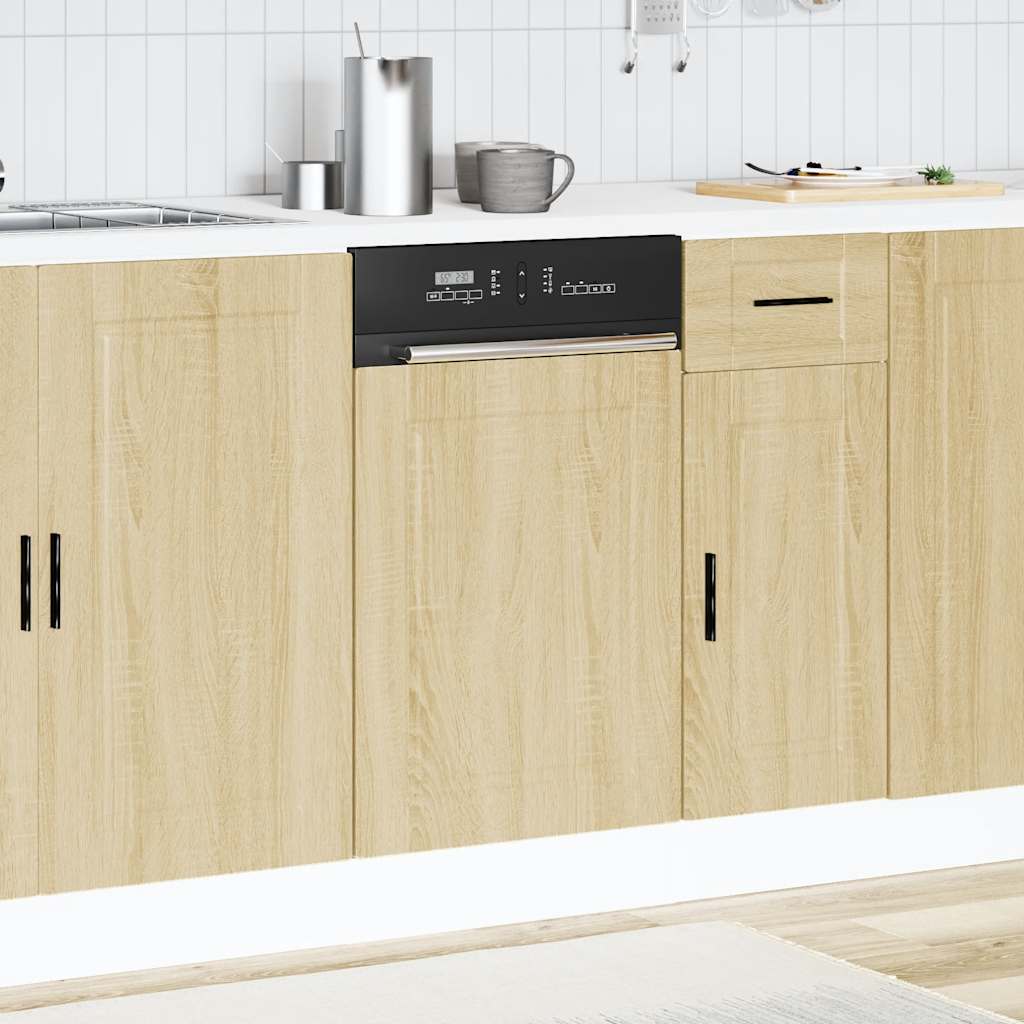 Oppvaskmaskin panel Porto sonoma eik 45x1,5x57cm konstruert tre