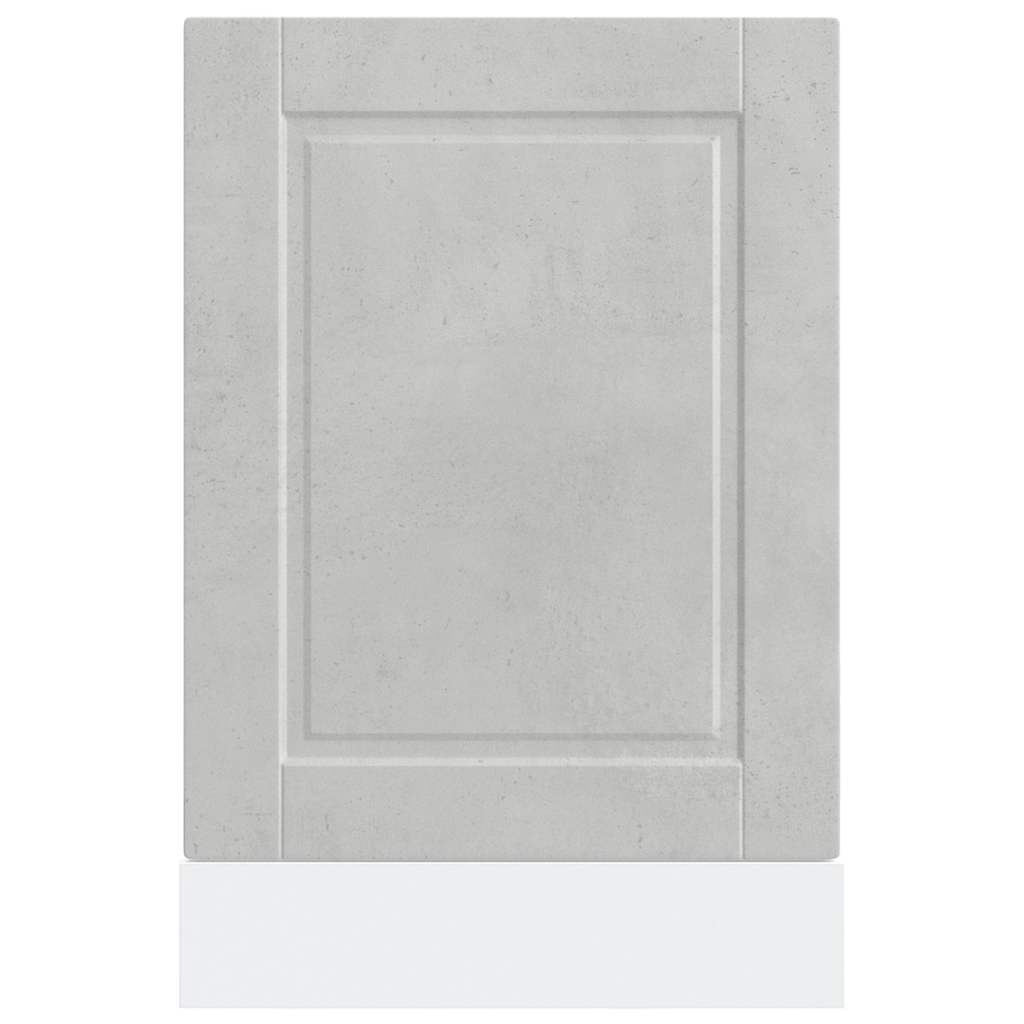 Oppvaskmaskin panel Porto betonggrå 45x1,5x57 cm konstruert tre