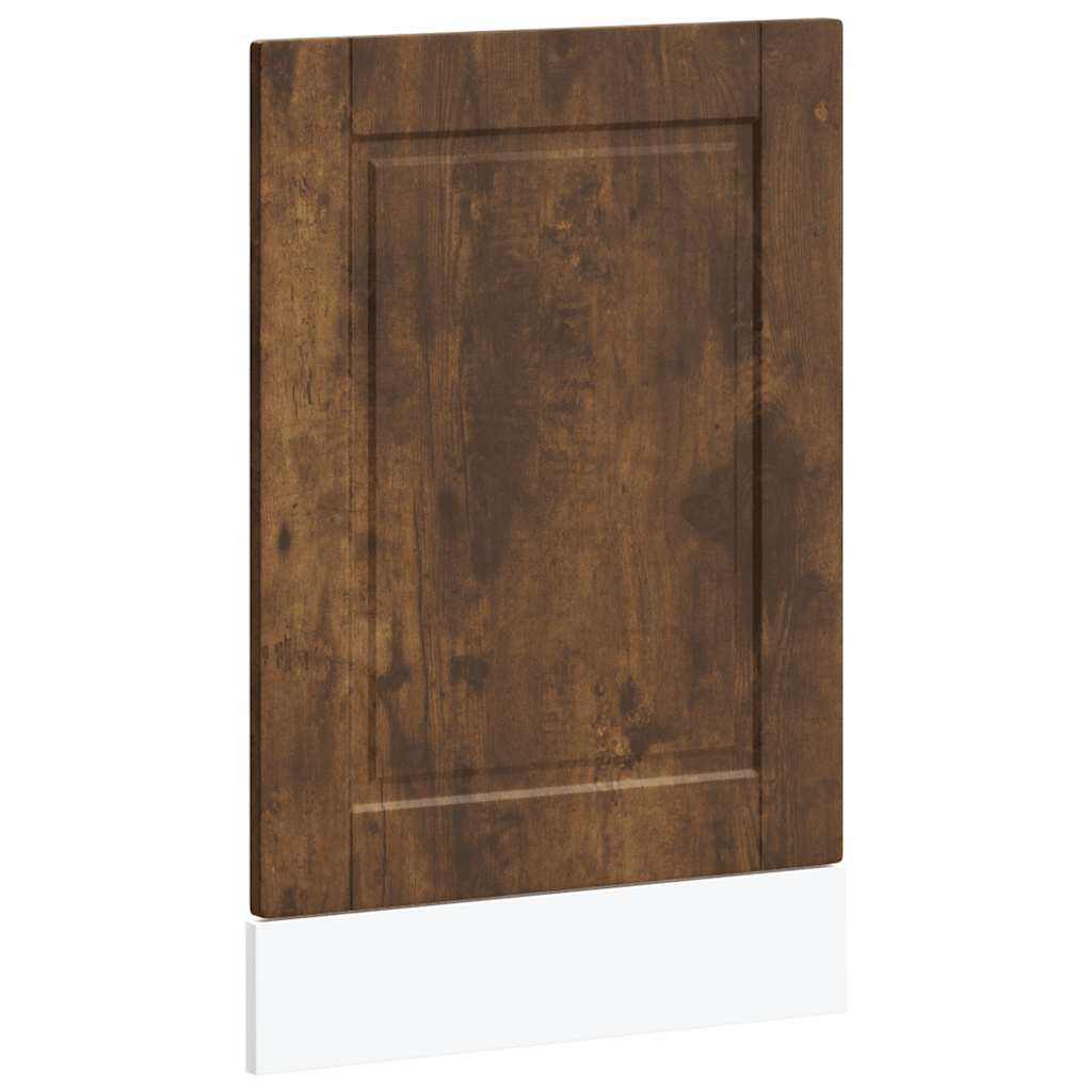 Oppvaskmaskin panel Porto røkt eik 45x1,5x57 cm konstruert tre