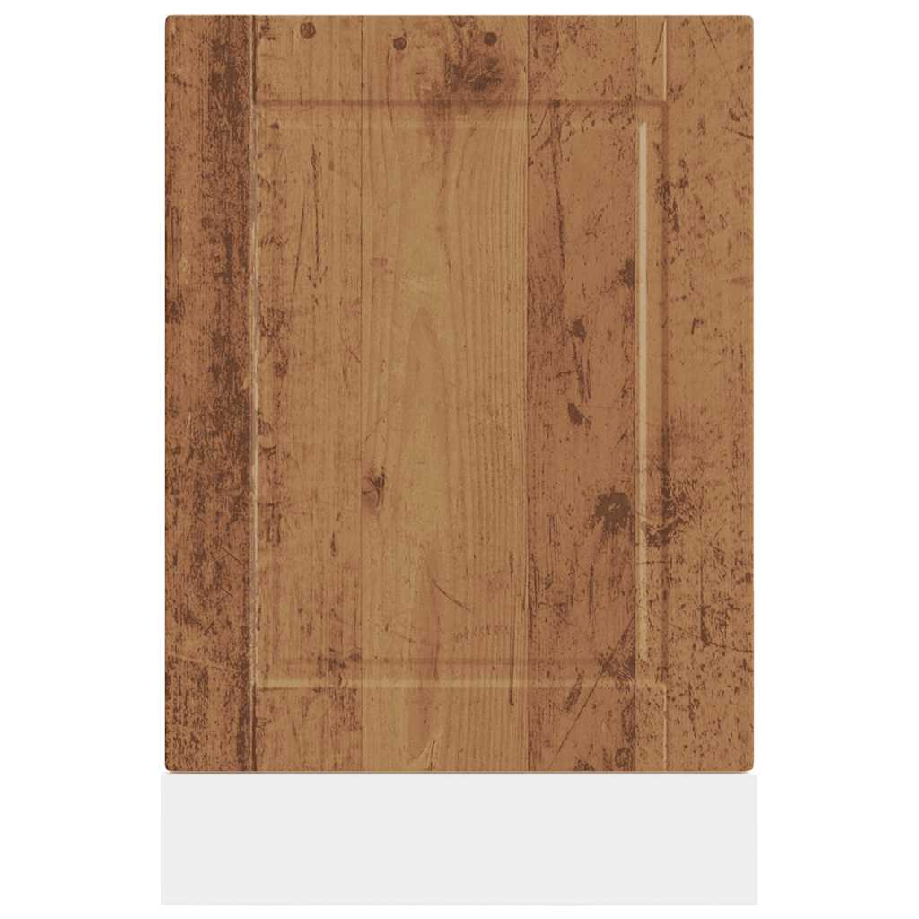Oppvaskmaskin panel gammelt tre 45x1,5x57 cm konstruert tre