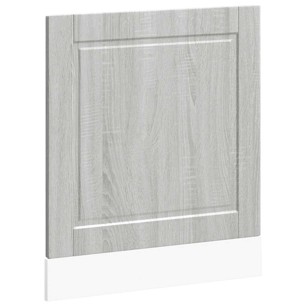 Oppvaskmaskin panel Porto grå sonoma 60x1,5x57cm konstruert tre