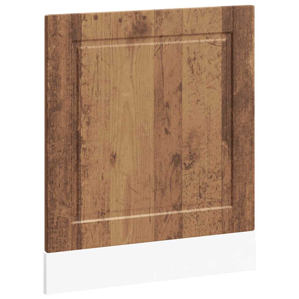 Oppvaskmaskin panel gammelt tre 60x1,5x57 cm konstruert tre