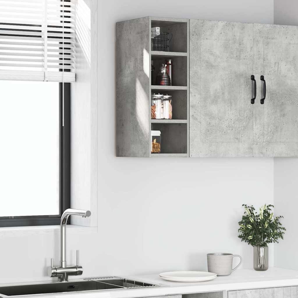 Hengende skap "Riga" betonggrå 20x29,5x60 cm konstruert tre