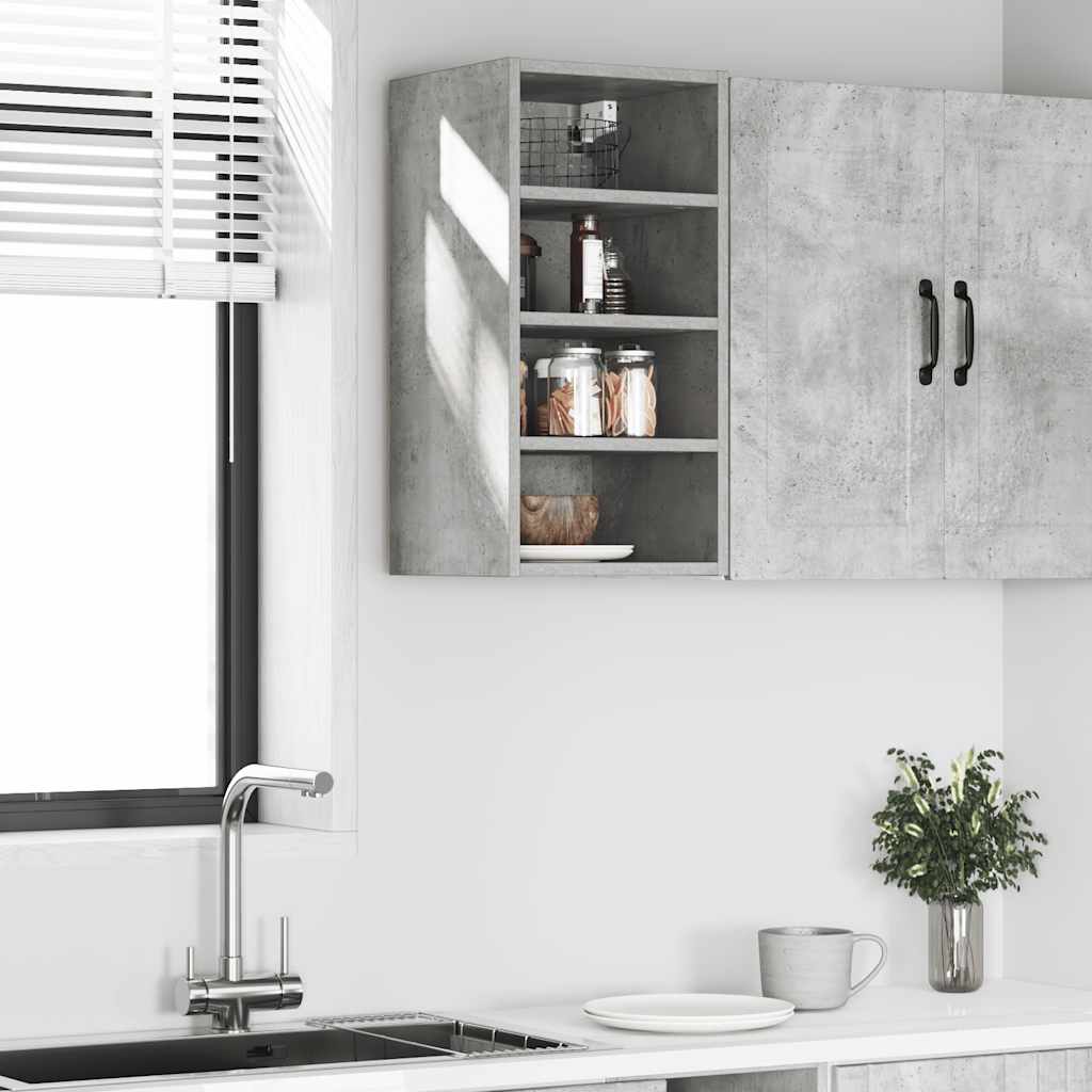 Hengende skap "Riga" betonggrå 30x29,5x60 cm konstruert tre