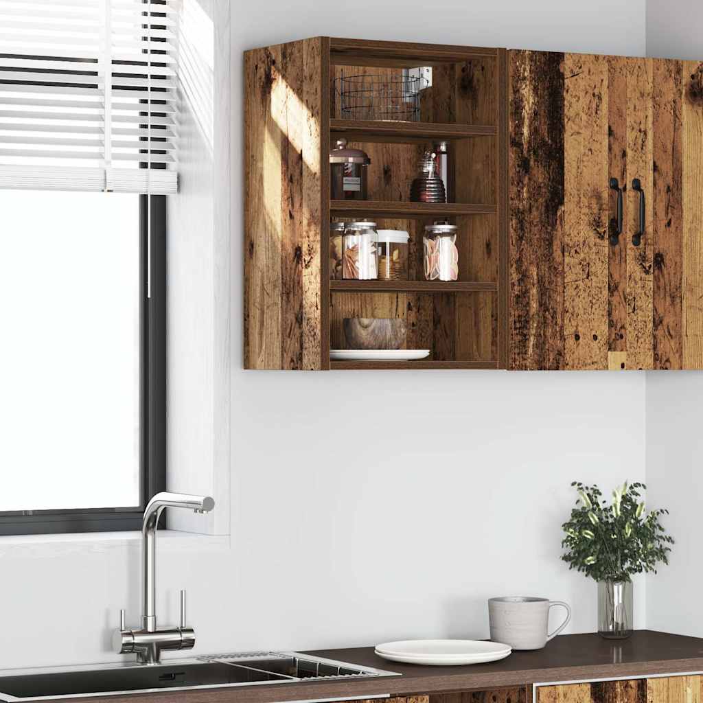 Hengende skap "Riga" gammelt tre 40x29,5x60 cm konstruert tre