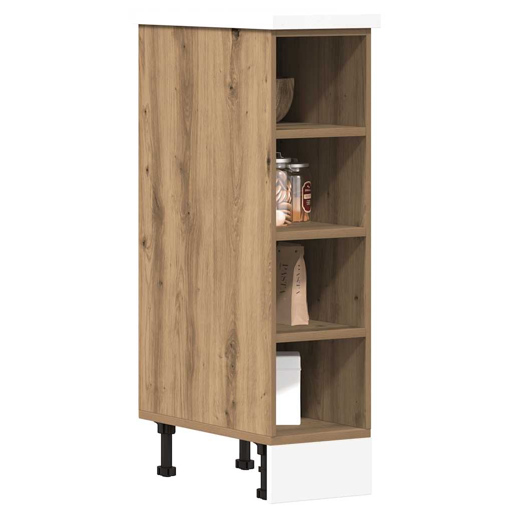 Bunnskap "Riga" artisan eik 20x44,5x81,5 cm konstruert tre