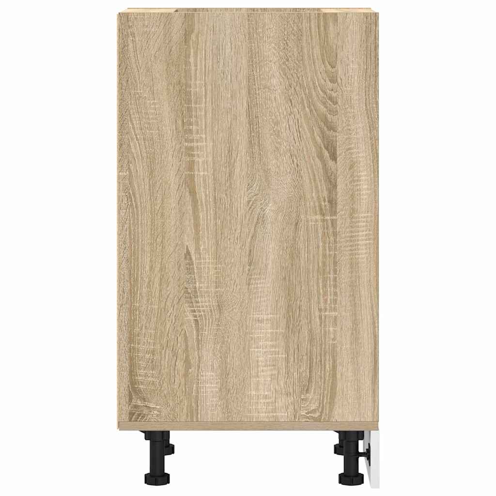 Bunnskap "Riga" sonoma eik 30x44,5x81,5 cm konstruert tre