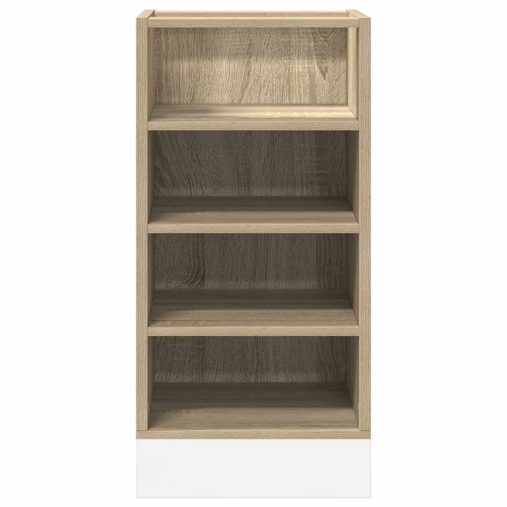 Bunnskap "Riga" sonoma eik 40x44,5x81,5 cm konstruert tre