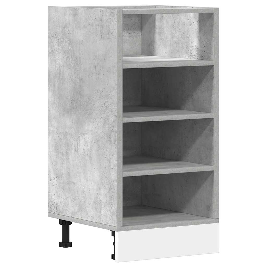 Bunnskap "Riga" betonggrå 40x44,5x81,5 cm konstruert tre
