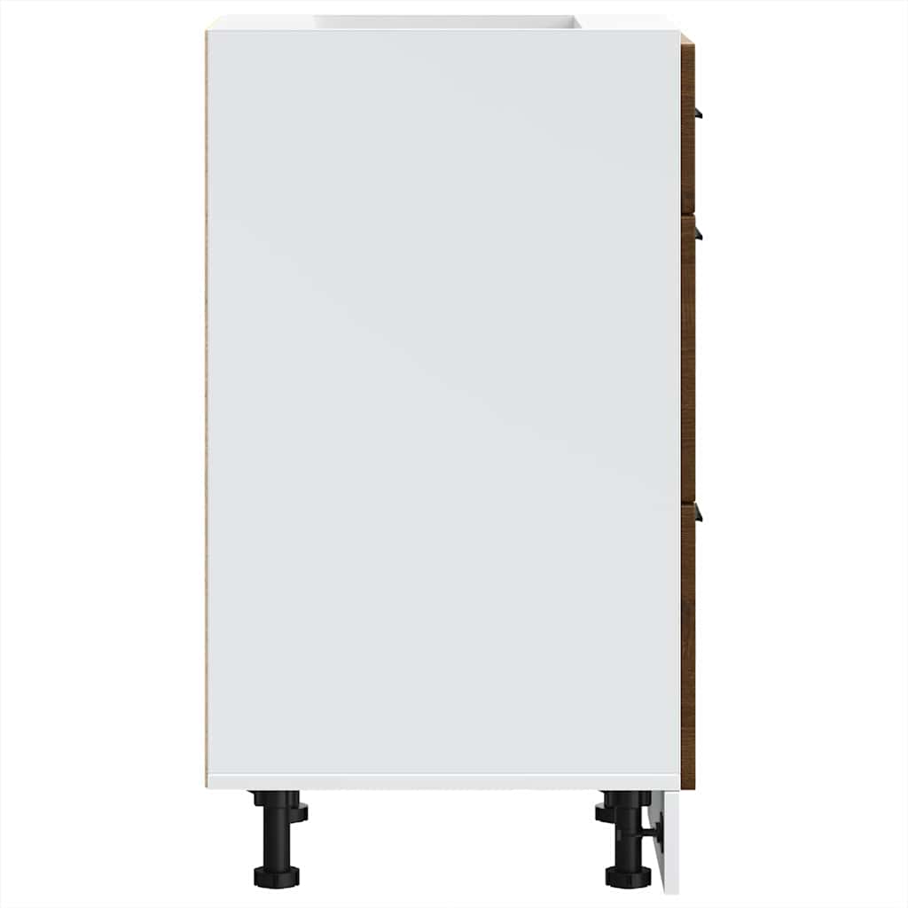 Kjøkken underskap Porto brun eik konstruert tre