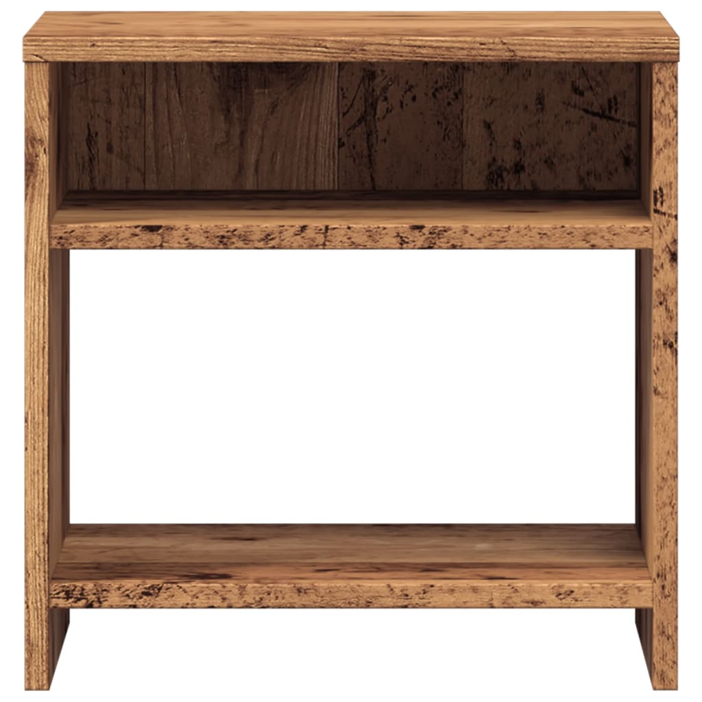 Nattbord gammelt tre 40x30x40 cm konstruert tre