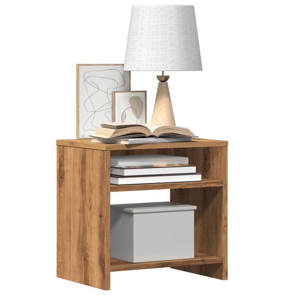 Nattbord artisan eik 40x30x40 cm konstruert tre