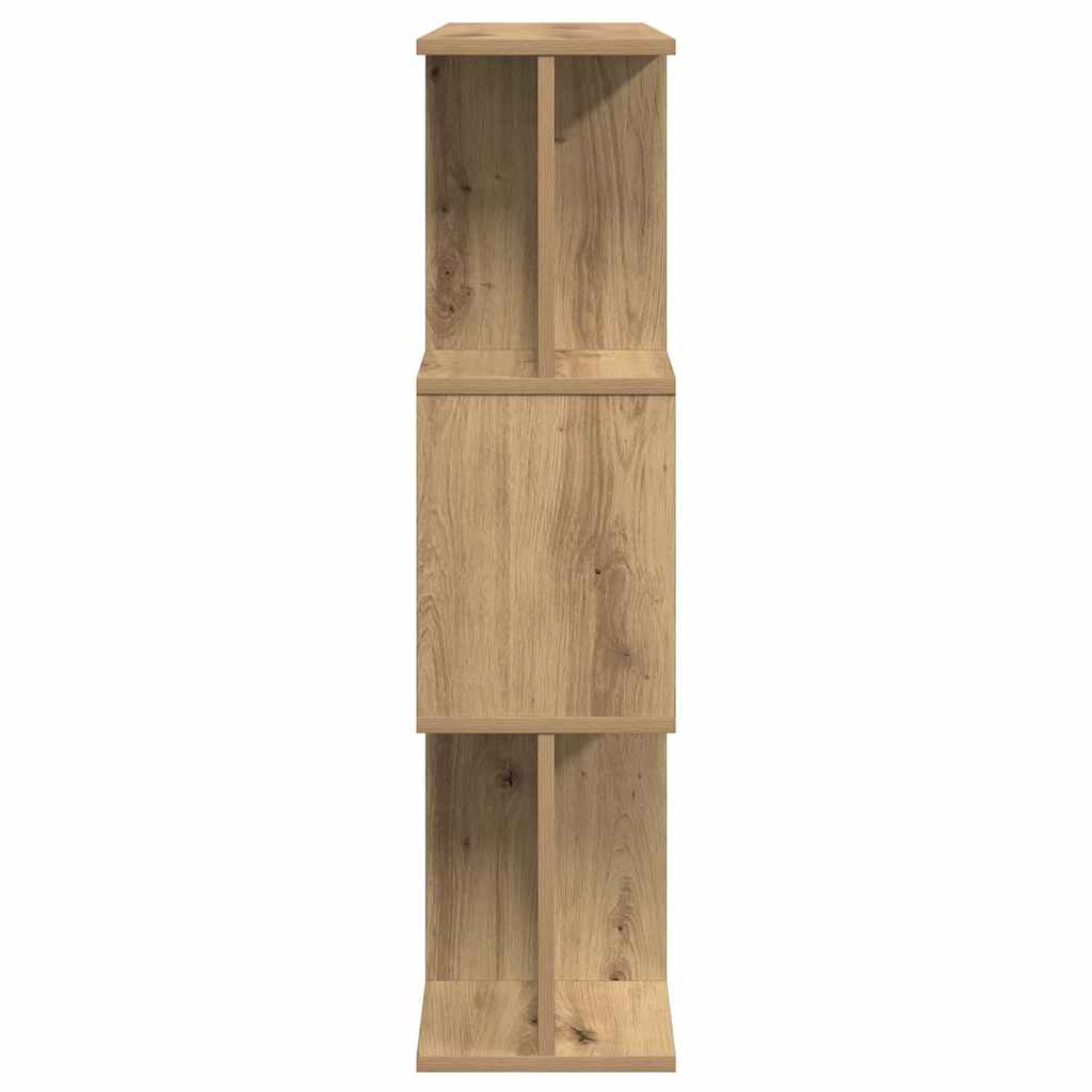Bokhylle artisan eik 80x24x96 cm konstruert tre