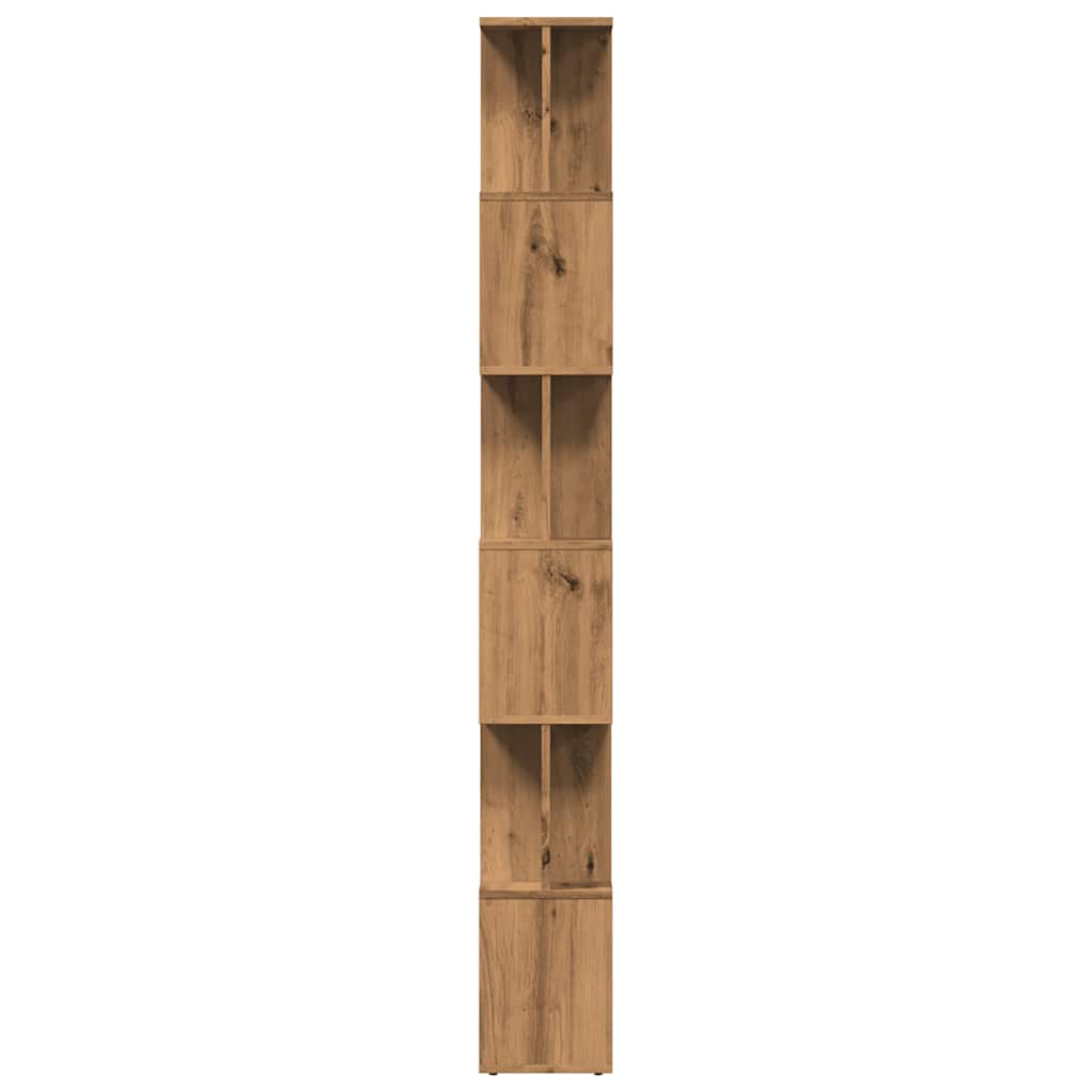 Bokhylle artisan eik 80x24x192 cm konstruert tre