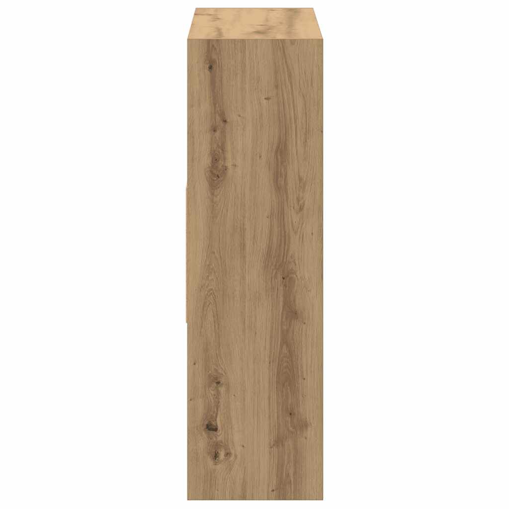 Bokhylle artisan eik 97,5x29,5x100 cm konstruert tre