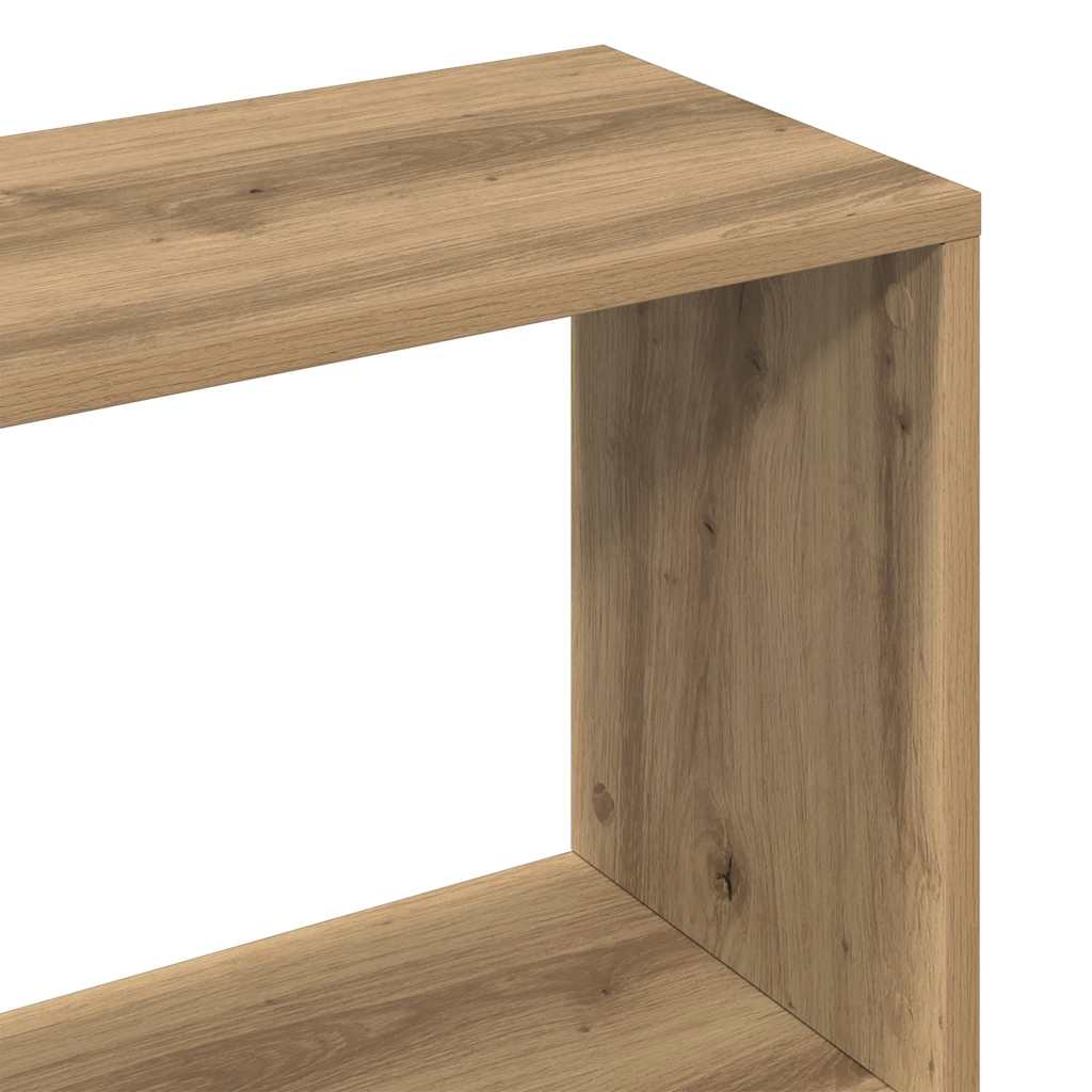 Bokhylle artisan eik 97,5x29,5x100 cm konstruert tre