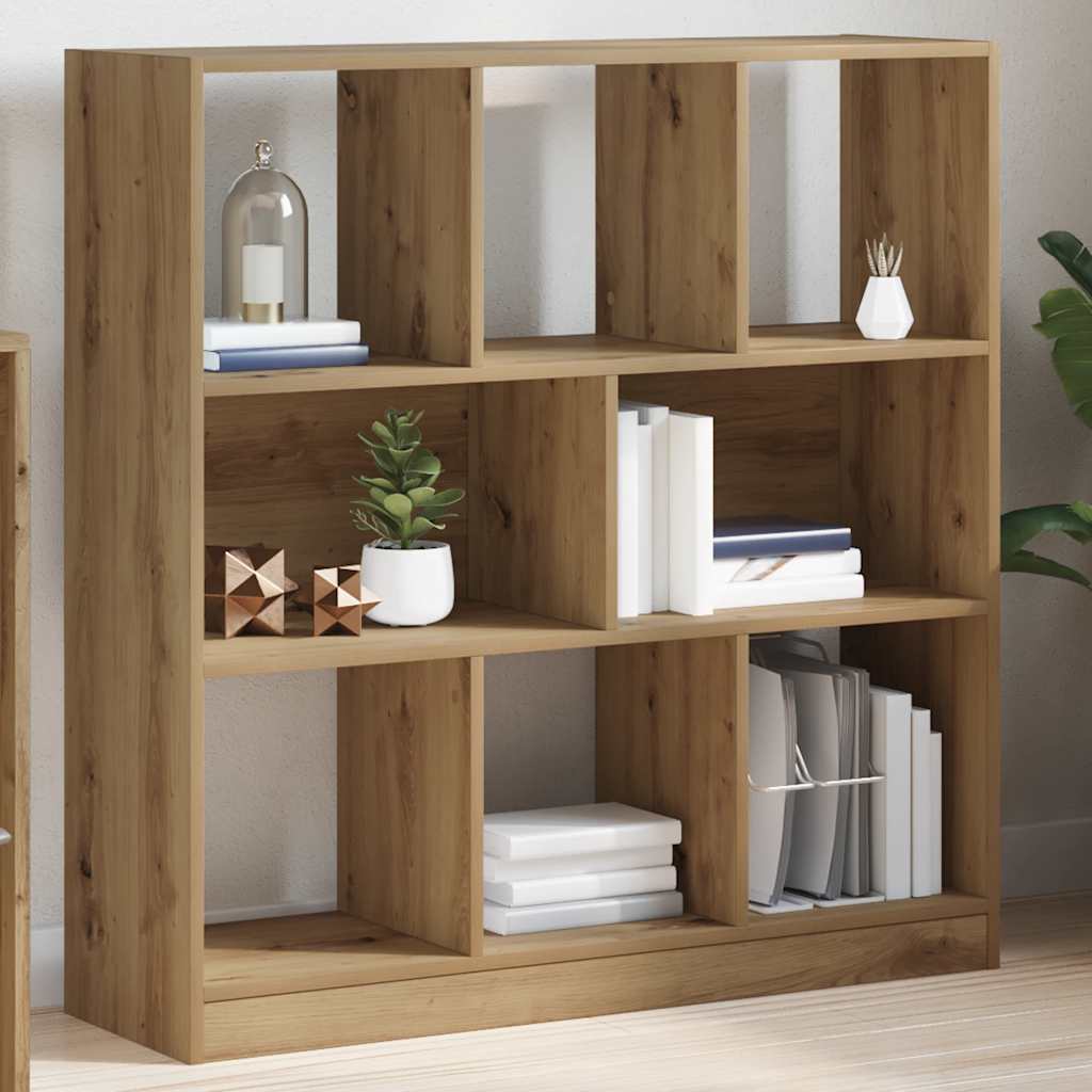Bokhylle artisan eik 97,5x29,5x100 cm konstruert tre