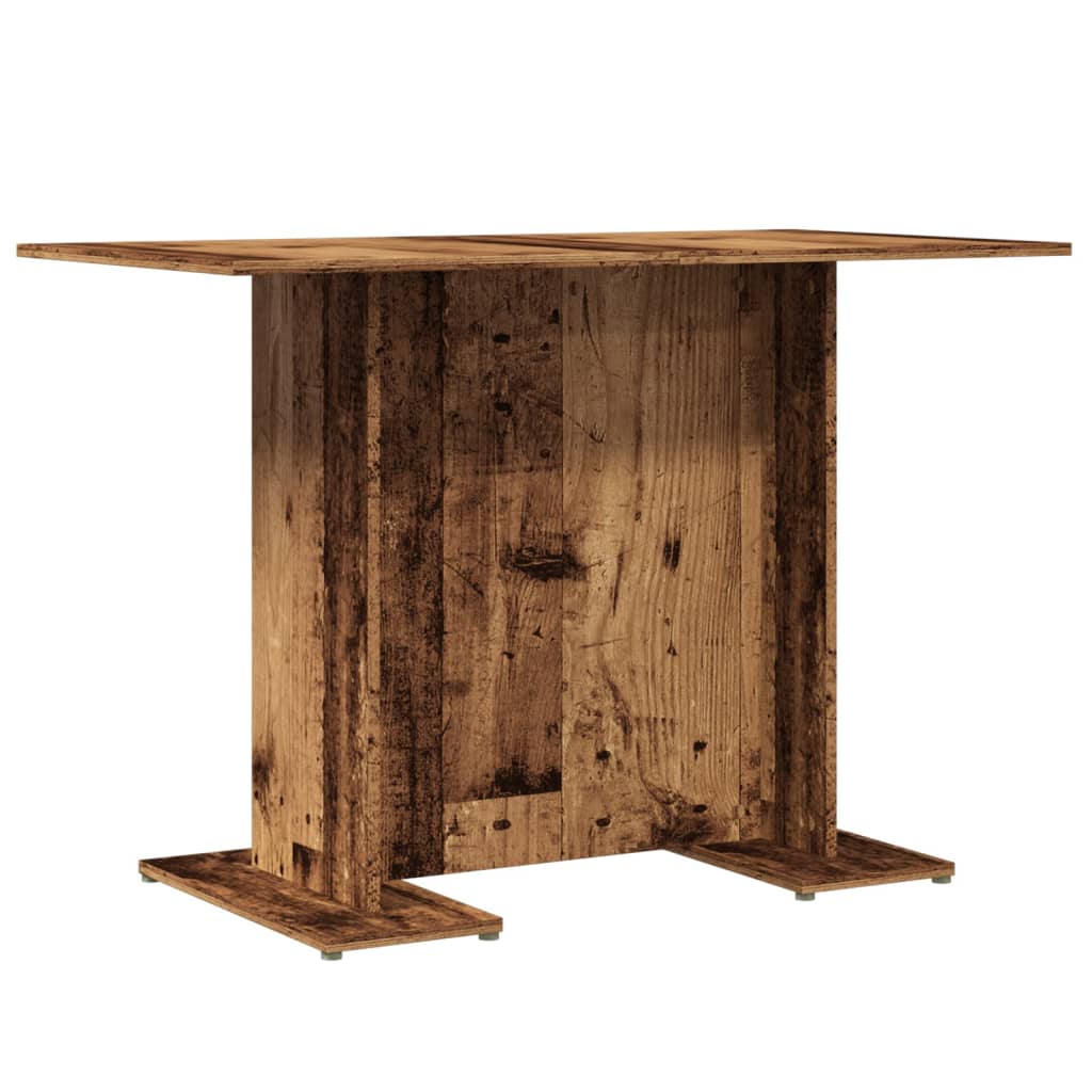 Spisebord gammelt tre 110x60x75 cm konstruert tre