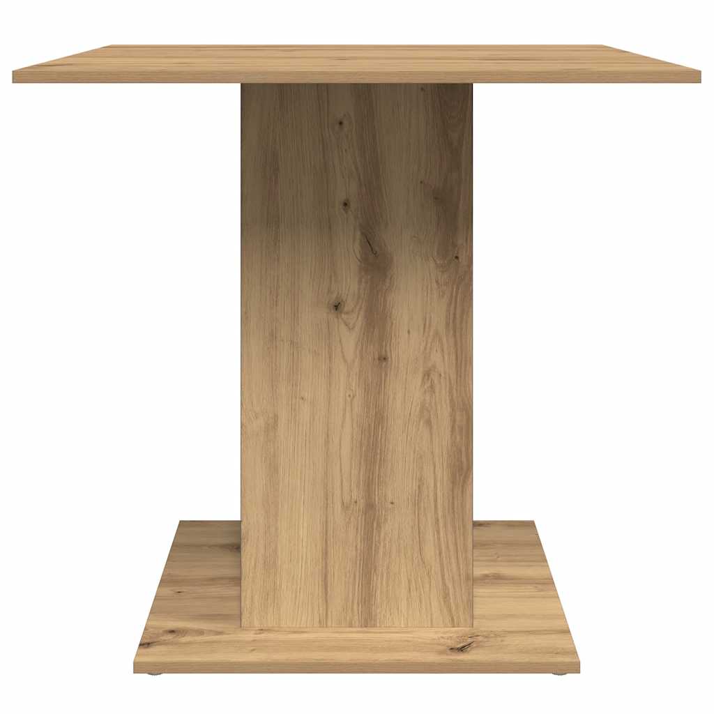 Spisebord artisan eik 80x80x75 cm konstruert tre