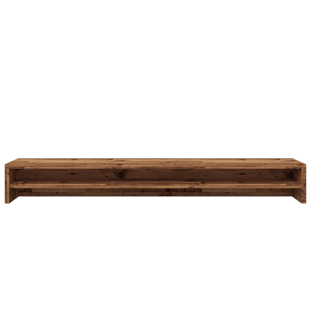 Skjermstativ gammelt tre 100x24x13 cm konstruert tre