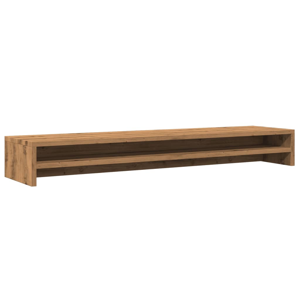 Skjermstativ håndverkseik 100x24x13 cm konstruert tre