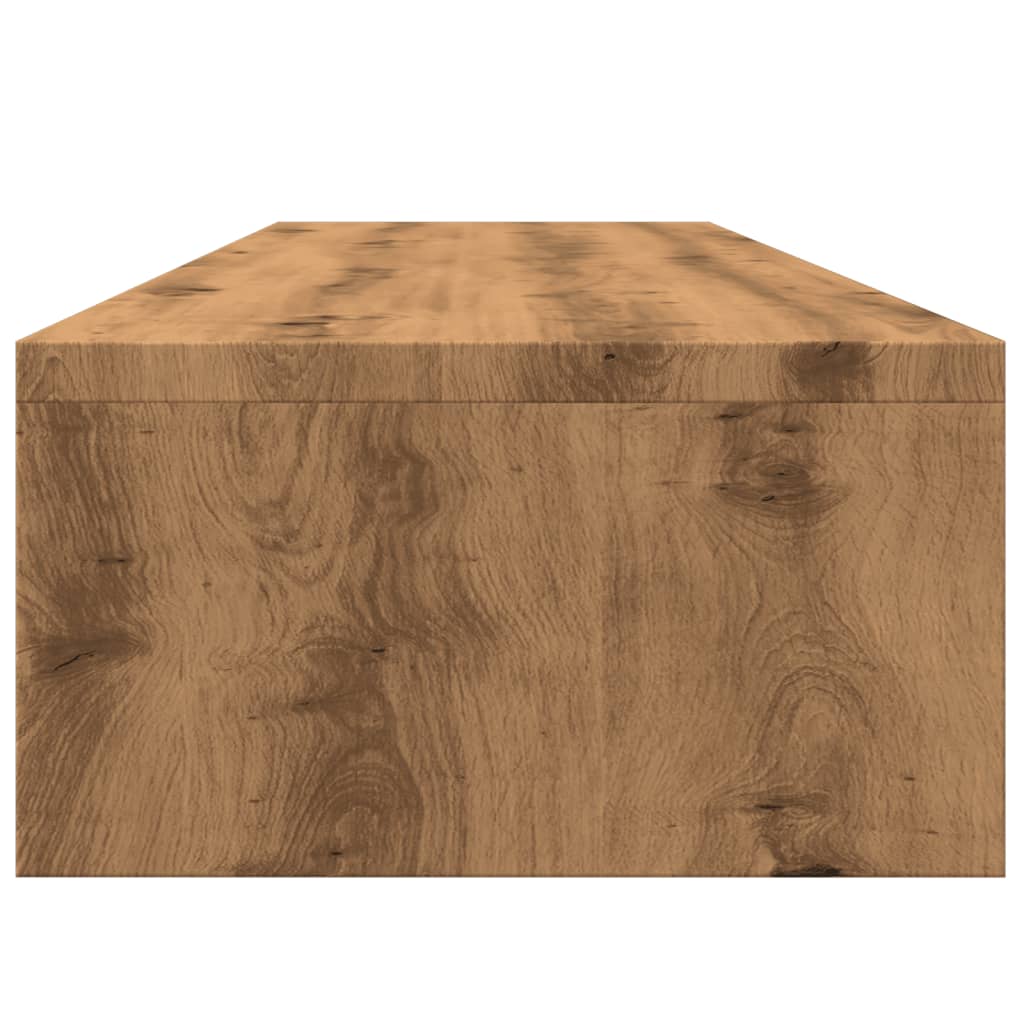Skjermstativ håndverkseik 100x24x13 cm konstruert tre