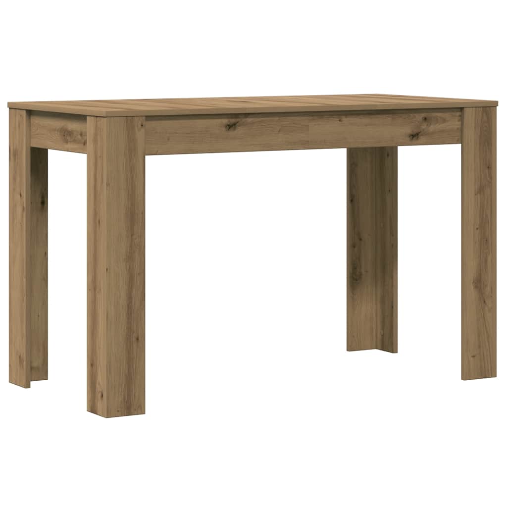 Spisebord artisan eik 120x60x76 cm konstruert tre