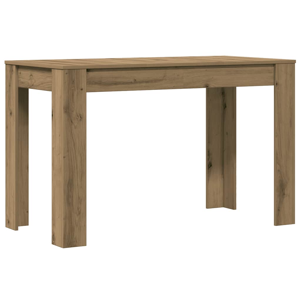 Spisebord artisan eik 120x60x76 cm konstruert tre