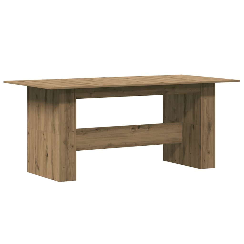 Spisebord artisan eik 180x90x76 cm konstruert tre