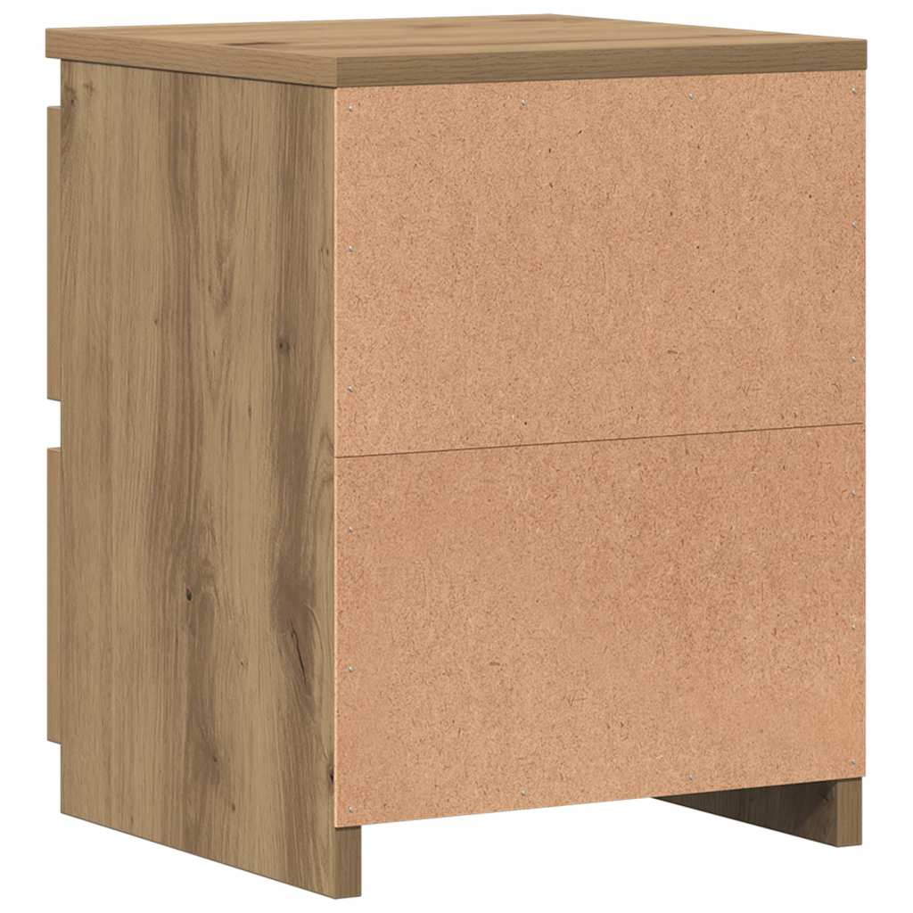 Nattbord artisan eik 30x30x40 cm konstruert tre