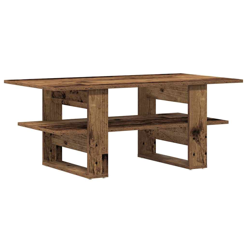 Salongbord gammelt tre 102x55x42 cm konstruert tre