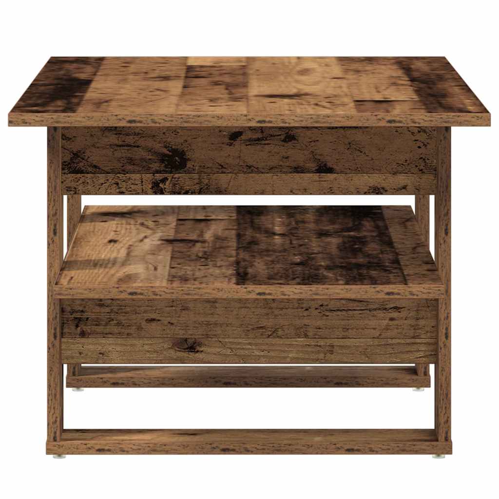 Salongbord gammelt tre 102x55x42 cm konstruert tre
