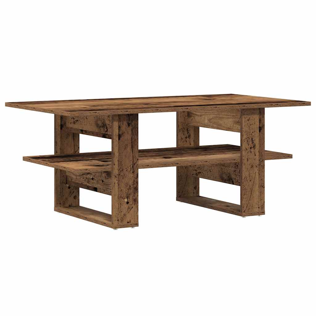 Salongbord gammelt tre 102x55x42 cm konstruert tre